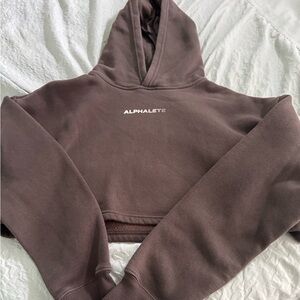 Alphalete Women's Chocolate Brown Hoodie